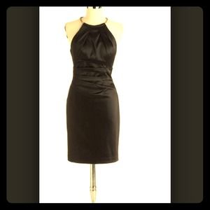 Halter black dress