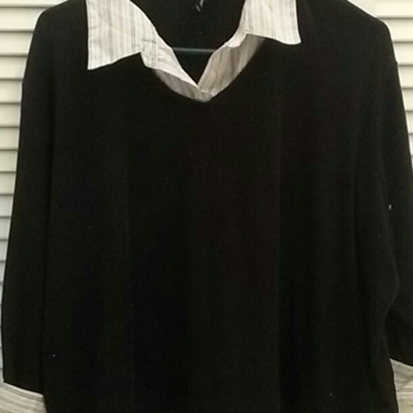 Lovely Black Plus-Size shirt.