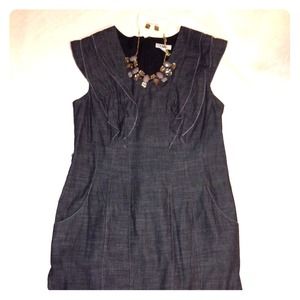 SALE! Cato's Black (Linen/Jean) Dress