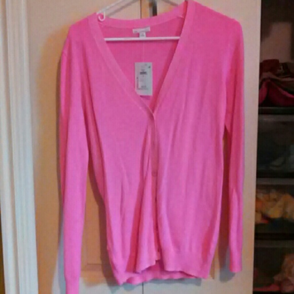 Pink cardigan