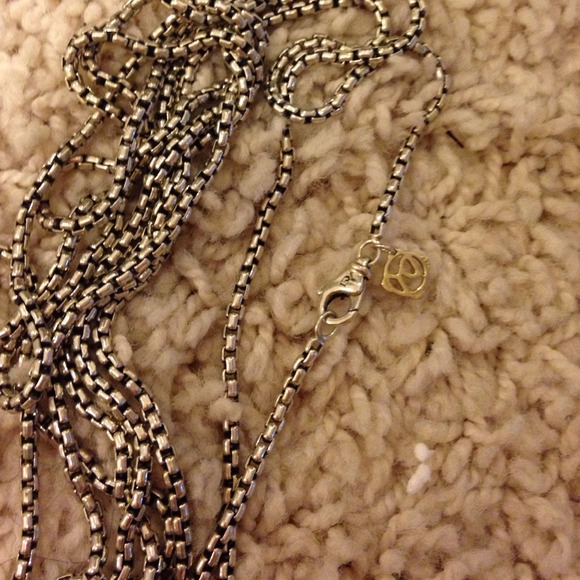 Authentic David yurman long box chain
