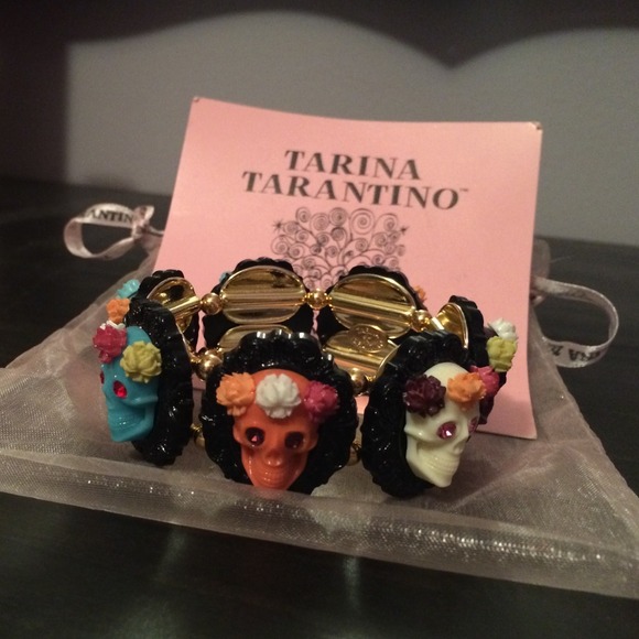 Tarina Tarantino sugar skull "portrait" bracelet