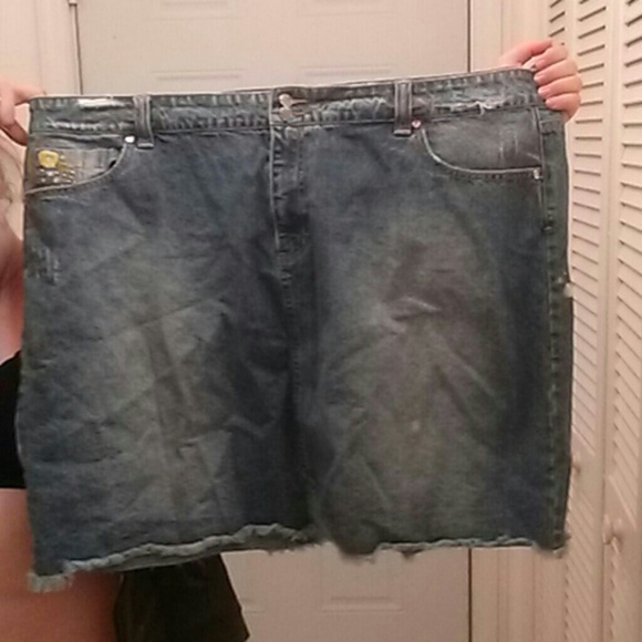 Jessica Simpson Jean Skirt.