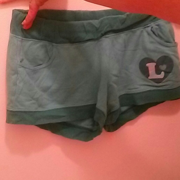 Blue Short-Short on pant