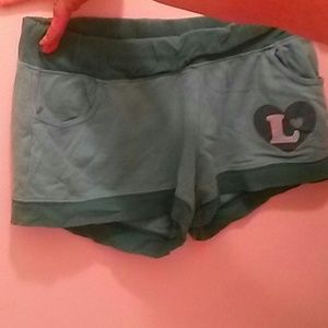 Blue Short-Short on pant