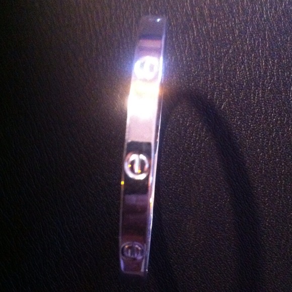 Inspired Cartier silver bracelet