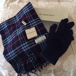 Sold on eBay-100% authentic Burberry scarf/ gloves