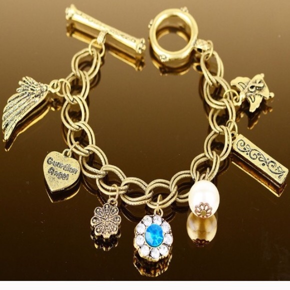 Angel Wing Guardian Bronze Bracelet