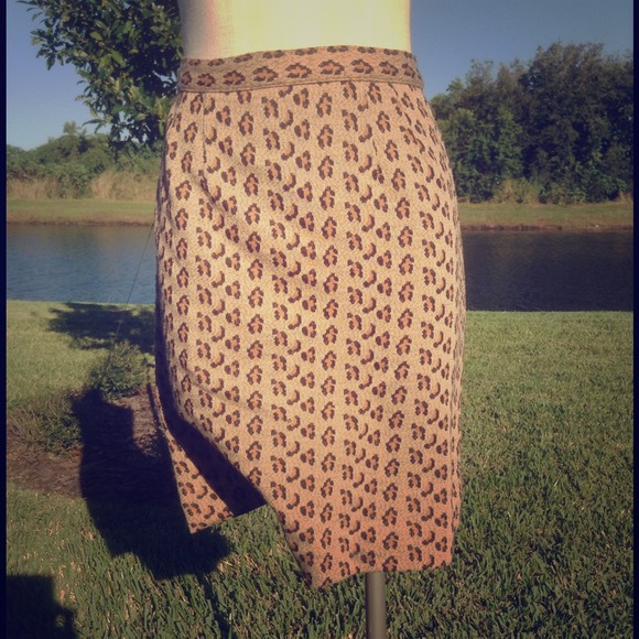 Vintage Leopard Mini Skirt