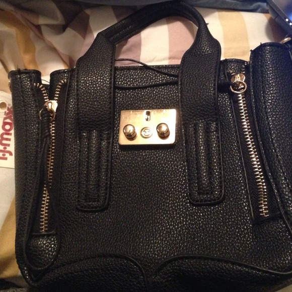 NWT small black leather purse