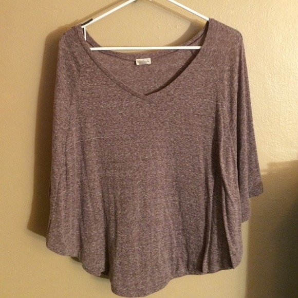 Frenchi Small Lilac Heathered Poncho