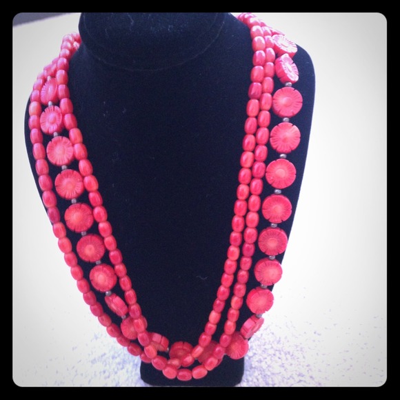 Coral necklace 🌺