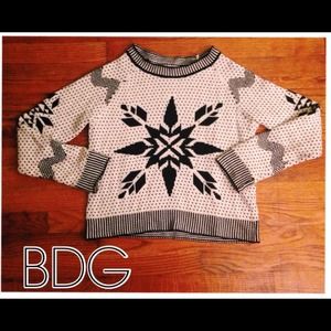 ❗️RESERVED❗️UO BDG Snowflake Sweater❄️