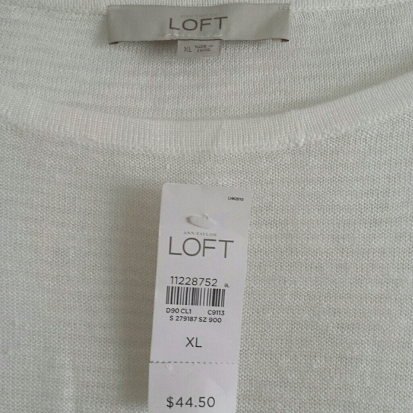 SOLD LOFT Sheer Knit Short Sleeve Shirt - Picture 2 of 4