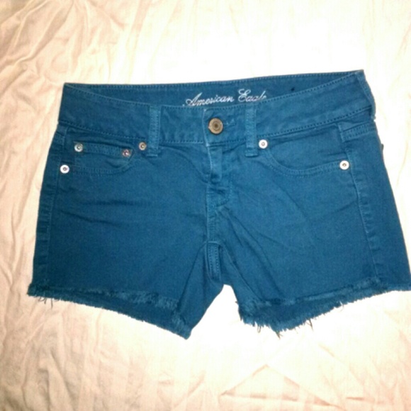 AE Blue Jean Shorts - Picture 1 of 2