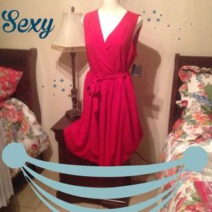 Sexy red dress