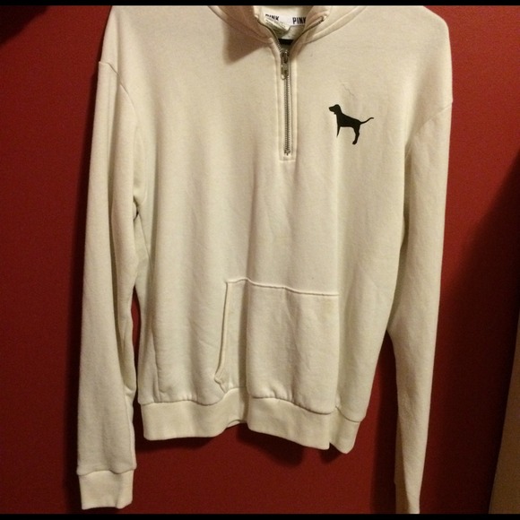 PINK quarter zip sweatshirt