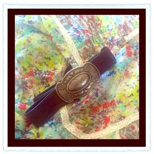 Dark Brown Leather Belt