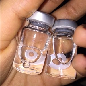 All white contacts brand new! Halloween contacts