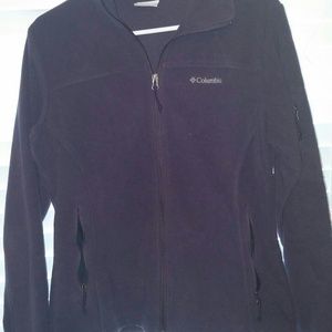Plum colored Columbia fleece jacket