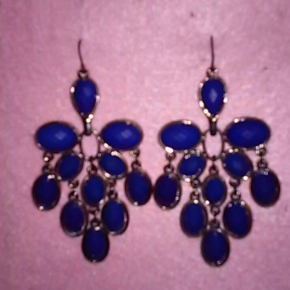 Blue earrings