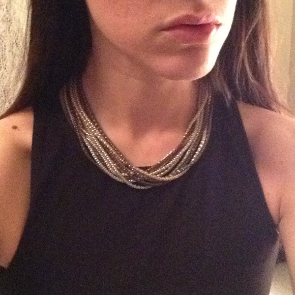 Layered snake chain necklace - Picture 2 of 3