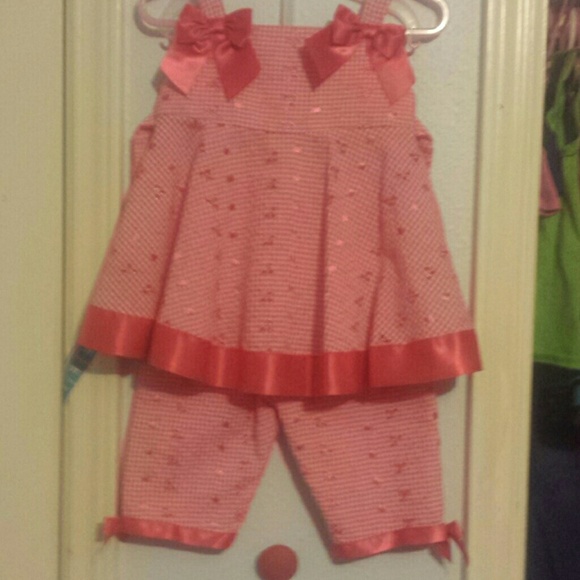 Toddler girl Capri set