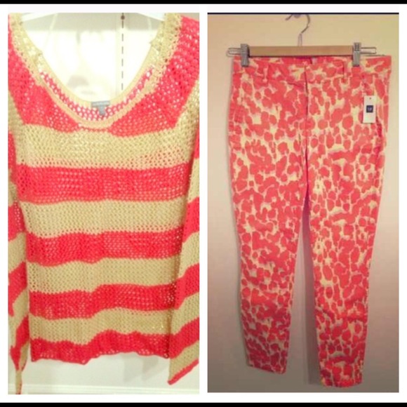 Bundle!! Charlotte Russe pullover & GAP pants! 💋