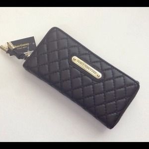 Juicy Couture Black Quilted Wallet