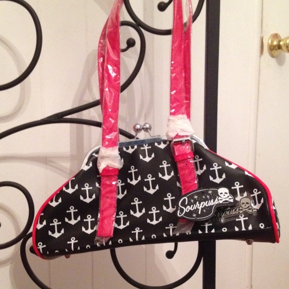 Rockabilly anchor purse🍒