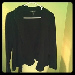 Ruffle front cotton shirt