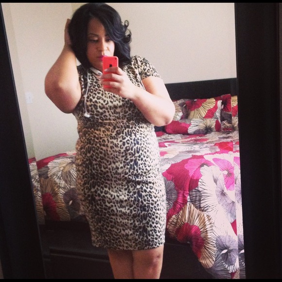 Cheetah print dress