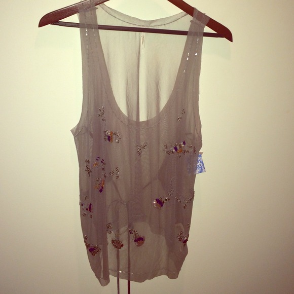 Sexy sheer freepeople top!