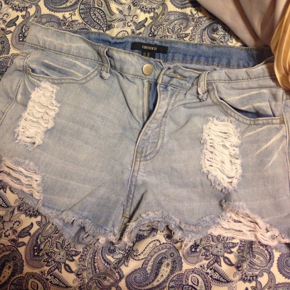 Forever 21 boyfriend/high waisted shorts