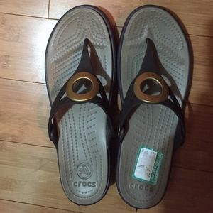Crocs flip flops