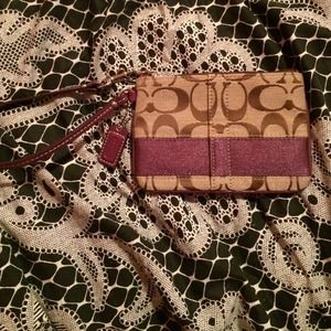 Coach wristlet
