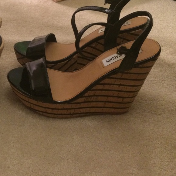 Steve Madden wedges with ankle strap - Picture 2 of 2