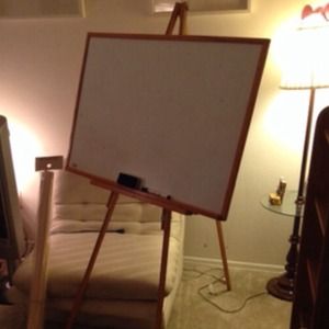 2 Wooden floor easel