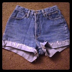High waisted shorts