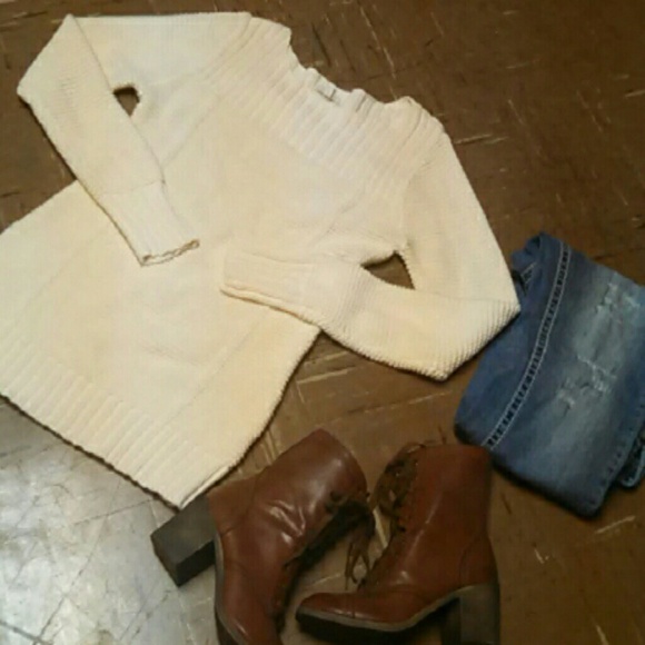 Cream sweater