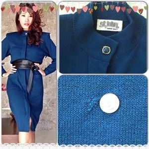 St. John Dresses - πHPπβ¨ St. John Dark Teal Knit Dressβ¨ St. John Dresses - πHPπβ¨ St. John Dark Teal Knit Dressβ¨