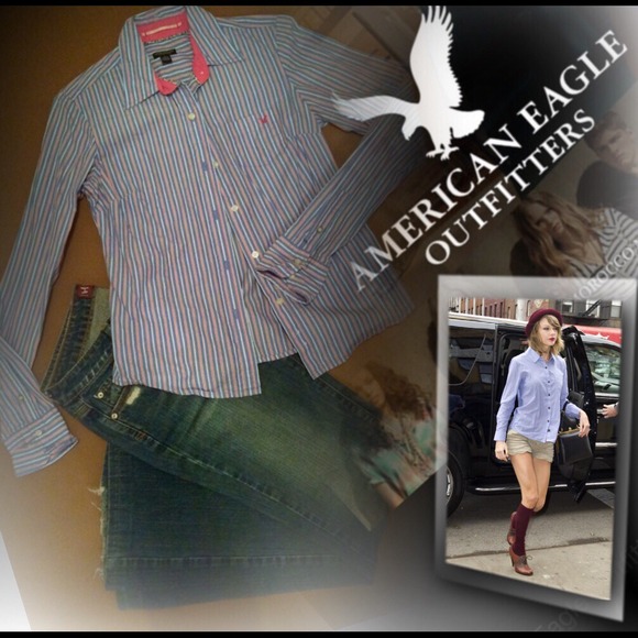 American Eagle Outfitters Tops - 💕FAVORITE FIT💕BUTTON DOWN OXFORD 💕