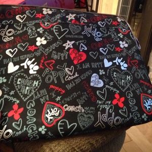 Authentic Coach Poppy Laptop case!!!