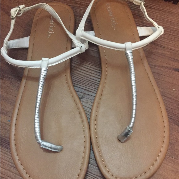 White Sandals NWOT