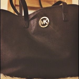 A MK tote bag