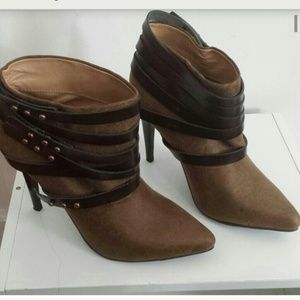 Brown booties