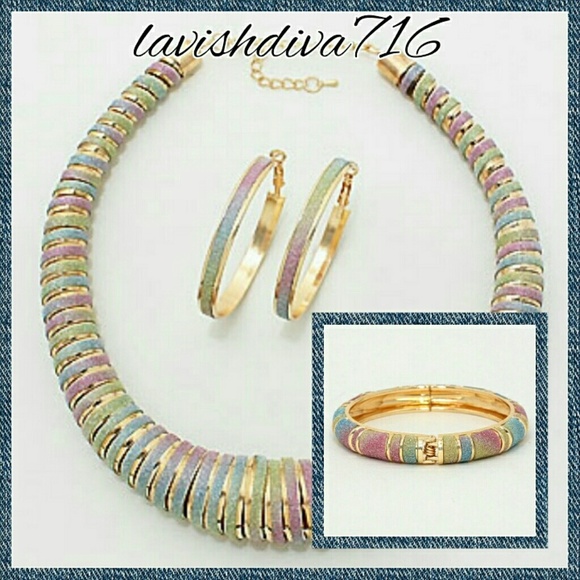 Rainbow choker ser