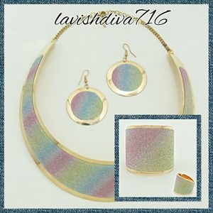 Rainbow choker set