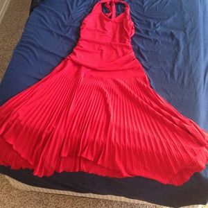 Red Halter Top Dress