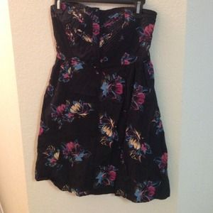 Sleeveless Black Floral Urban Outfitters Dress
